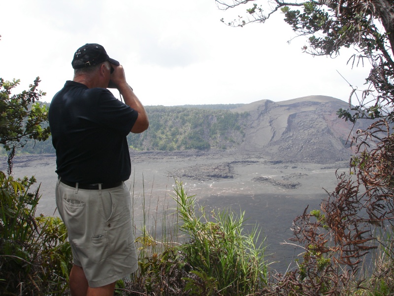 Kilauea Iki Trail 002 George Viewing